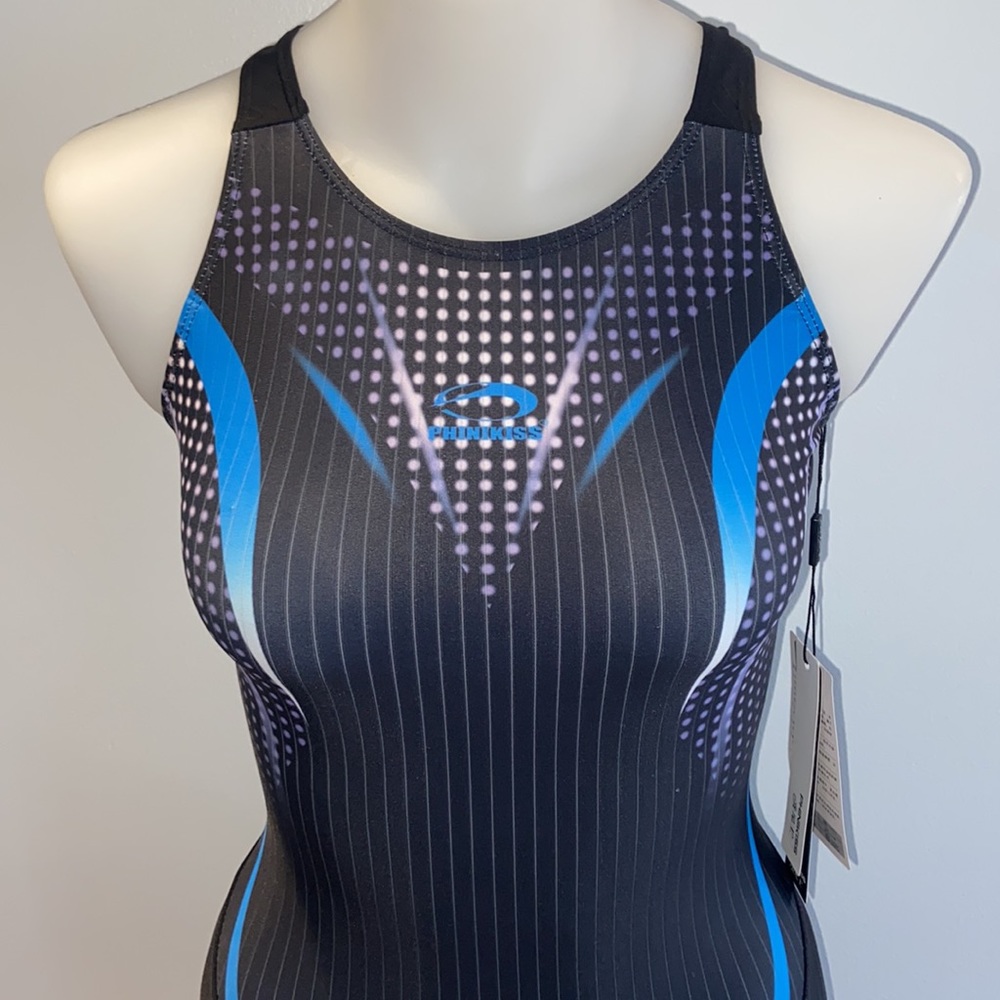 Black & Blue Wet Sport Suit - Picture 2 of 7